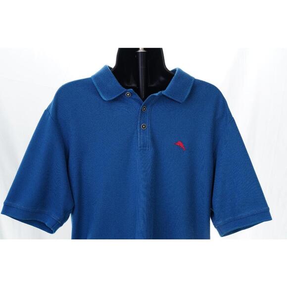 Tommy Bahama Blue Polo Shirt Mens Sz S Top - Picture 2 of 11